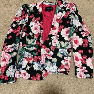 Floral jacket,in great condition, business attire.